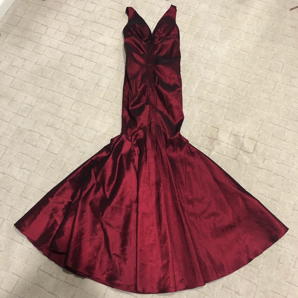 Burgundy Mermaid Dress